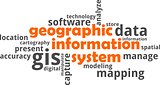 word cloud - geographic information system