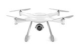Drone on white background 