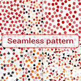 Collection of geometric seamless patterns
