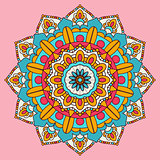 Colourful mandala background design 