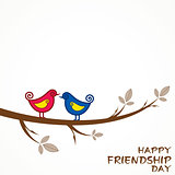 Happy Friendship Day Greeting stock vector
