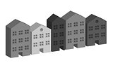 Building housing street in grey