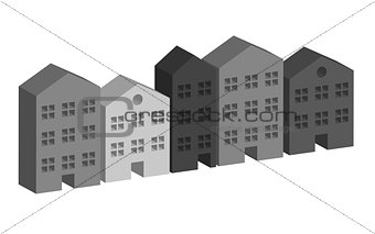 Building housing street in grey