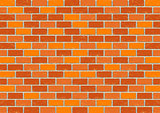 Red old brick background