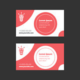 minimalist style business card
