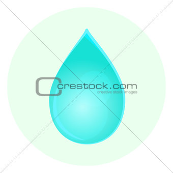 blue water drop icon