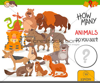 how many animals activity game