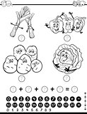 maths activity worksheet coloring page
