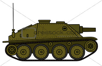 Vintage tank destroyer
