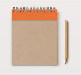 brown craft paper cover notebook 