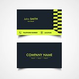 Taxi Driver Card Template