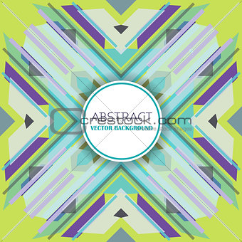 Abstract background with retro styled design 