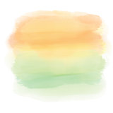 Abstract watercolor sunset background 