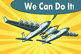 Airplane to send rockets into space we can do it