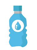 Water bottle vector illustration