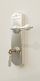 door handle with door key