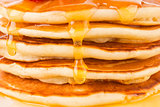 Texture of  fresh pancakes