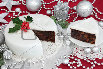 Traditional Iced Christmas Cake
