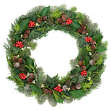 Christmas and Winter Wreath