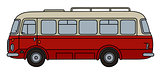 Old red bus