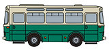 Classic green bus