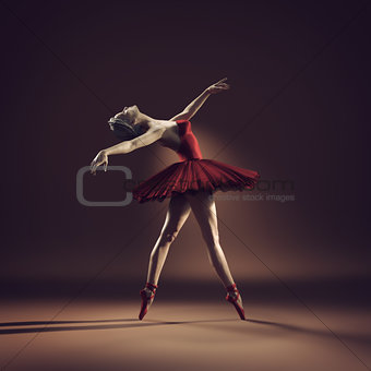 Young and beautiful ballerina