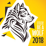 In the year of the dog - be a wolf card