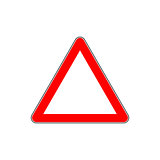 Red Sign - Danger Triangle Road sign