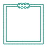Sailor rope knot picture frame