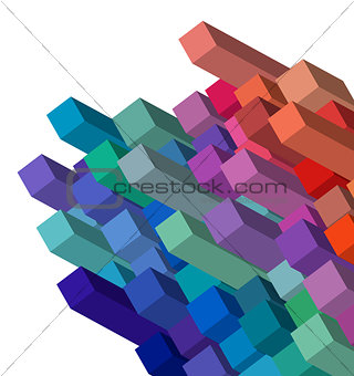 cubical abstract background design