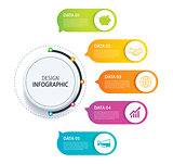 5 infographic design vector and marketing icon.Can be used for w