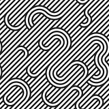 Abstract diagonal seamless vector pattern. Striped texture