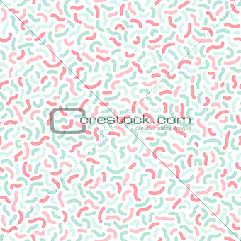 Colorful seamless memphis pattern - memphis style.