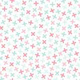 Colorful seamless memphis pattern in soft colors.
