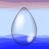 Transparent Water Drop