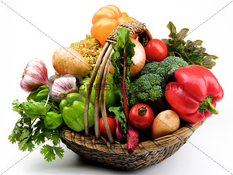 Fresh Vegetables Basket