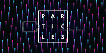 Abstract particles background.