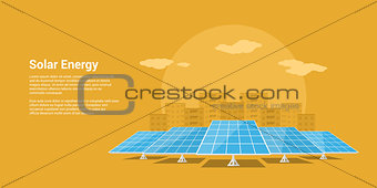 solar energy concept