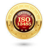 ISO 13485 certified medal - Medical devices
