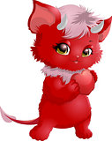 Cute Halloween character Devil