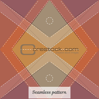 Seamless pattern. Vintage rural style. Fabric clothing, carpet or blanket.