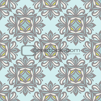 Abstract seamless ornamental tiles vector pattern