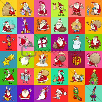 christmas pattern cartoon design