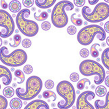 card with paisley