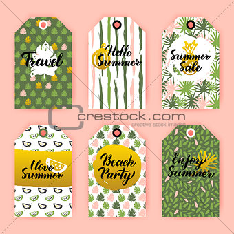 Hello Summer Gift Labels