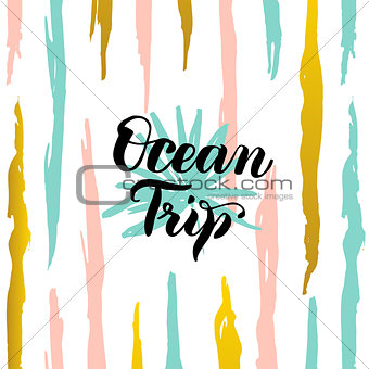 Ocean Trip Card