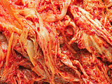 rustic korean fermented cabbage kimchi