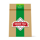 Green Tea vintage packaging