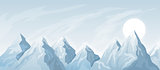 Simple mountain background