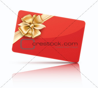 Red gift card